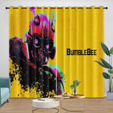 Load image into Gallery viewer, Movie Bumblebee Curtains Pattern Blackout Window Drapes Room Decoration