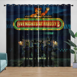 Carica l&#39;immagine nel visualizzatore Galleria, Movie Five Nights At Freddys Curtains Pattern Blackout Window Drapes