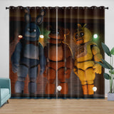 Carica l&#39;immagine nel visualizzatore Galleria, Movie Five Nights At Freddys Curtains Pattern Blackout Window Drapes