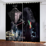 Load image into Gallery viewer, Movie Star Wars Curtains Pattern Blackout Window Drapes Decoration