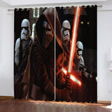 Load image into Gallery viewer, Movie Star Wars Curtains Pattern Blackout Window Drapes Decoration