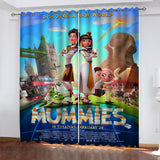 Load image into Gallery viewer, Mummies Curtains Pattern Blackout Window Drapes