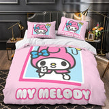 Load image into Gallery viewer, My Melody Bedding Set Pattern Quilt Duvet Cover Without Filler