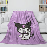 Load image into Gallery viewer, My Melody Kuromi Blanket Flannel Throw Room Decoration