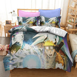 Load image into Gallery viewer, Naruto Uchiha Sasuke Bedding Set Pattern Quilt Duvet Cover Without Filler