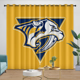 Load image into Gallery viewer, Nashville Predators Curtains Blackout Window Drapes Room Decoration