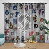 Laden Sie das Bild in den Galerie-Viewer, National Hockey League NHL Curtains Blackout Window Drapes Room Decoration