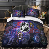Load image into Gallery viewer, National Hockey League NHL Duvet Cover Bedding Set Without Filler
