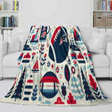 Carica l&#39;immagine nel visualizzatore Galleria, New England Patriots Blanket Flannel Fleece Throw Room Decoration