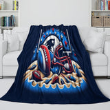 Carica l&#39;immagine nel visualizzatore Galleria, New England Patriots Blanket Flannel Fleece Throw Room Decoration