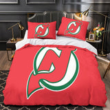 Load image into Gallery viewer, New Jersey Devils Bedding Set Quilt Duvet Cover Without Filler