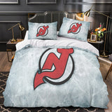 Load image into Gallery viewer, New Jersey Devils Bedding Set Quilt Duvet Cover Without Filler