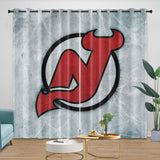 Charger l'image dans la visionneuse de la galerie, New Jersey Devils Curtains Blackout Window Drapes Room Decoration