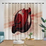 Charger l'image dans la visionneuse de la galerie, New Jersey Devils Curtains Blackout Window Drapes Room Decoration