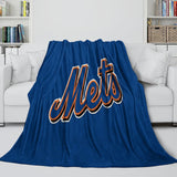 Load image into Gallery viewer, New York Mets Blanket Flannel Throw Room Decoration