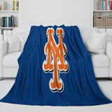 Load image into Gallery viewer, New York Mets Blanket Flannel Throw Room Decoration