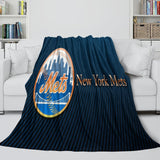 Load image into Gallery viewer, New York Mets Blanket Flannel Throw Room Decoration