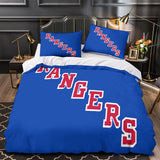 Load image into Gallery viewer, New York Rangers Bedding Set Quilt Duvet Cover Without Filler
