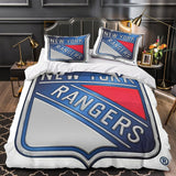 Load image into Gallery viewer, New York Rangers Bedding Set Quilt Duvet Cover Without Filler