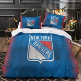 Load image into Gallery viewer, New York Rangers Bedding Set Quilt Duvet Cover Without Filler