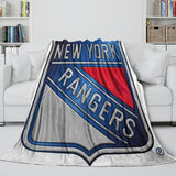 Laden Sie das Bild in den Galerie-Viewer, New York Rangers Blanket Flannel Throw Kids Room Decoration