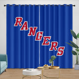Load image into Gallery viewer, New York Rangers Curtains Blackout Window Drapes Room Decoration