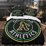 Load image into Gallery viewer, Oakland Athletics Bedding Set Quilt Cover Without Filler