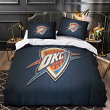 Carica l&#39;immagine nel visualizzatore Galleria, Oklahoma City Thunder Bedding Set Duvet Cover Without Filler