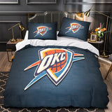 Carica l&#39;immagine nel visualizzatore Galleria, Oklahoma City Thunder Bedding Set Duvet Cover Without Filler