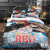 Laden Sie das Bild in den Galerie-Viewer, One Piece Film Red Bedding Set Kids Quilt Duvet Cover Without Filler