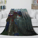 Laden Sie das Bild in den Galerie-Viewer, Optimus Prime Blanket Flannel Fleece Throw Kids Room Decoration