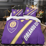 Laden Sie das Bild in den Galerie-Viewer, Orlando City SC Bettwäsche-Set, Bettbezug ohne Füllstoff