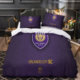 Laden Sie das Bild in den Galerie-Viewer, Orlando City SC Bettwäsche-Set, Bettbezug ohne Füllstoff