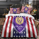 Laden Sie das Bild in den Galerie-Viewer, Orlando City SC Bettwäsche-Set, Bettbezug ohne Füllstoff
