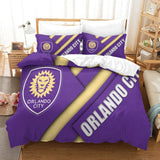 Laden Sie das Bild in den Galerie-Viewer, Orlando City SC Bettwäsche-Set, Bettbezug ohne Füllstoff