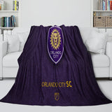 Laden Sie das Bild in den Galerie-Viewer, Orlando City SC Decke Flanell Fleece Überwurf Raumdekoration