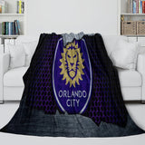 Laden Sie das Bild in den Galerie-Viewer, Orlando City SC Decke Flanell Fleece Überwurf Raumdekoration