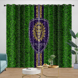 Carica l&#39;immagine nel visualizzatore Galleria, Orlando City SC Curtains Blackout Window Drapes Room Decoration