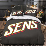Load image into Gallery viewer, Ottawa Senators Bedding Set Quilt Duvet Cover Without Filler