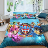 Load image into Gallery viewer, PAW Patrol The Mighty Movie Bedding Set Quilt Duvet Cover Without Filler