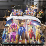 Carica l'immagine nel visualizzatore Galleria, PAW Patrol The Movie Bedding Set Kids Quilt Duvet Cover Without Filler