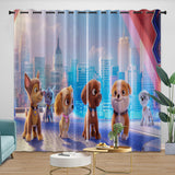 Laden Sie das Bild in den Galerie-Viewer, PAW Patrol The Movie Curtains Blackout Window Drapes Kids Room Decoration