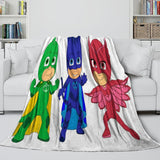 Load image into Gallery viewer, PJ Masks Blanket Pattern Flannel Throw Room Decoration