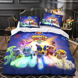 Laden Sie das Bild in den Galerie-Viewer, Paw Patrol Mighty Pups Duvet Cover Bedding Set Without Filler
