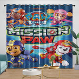 Laden Sie das Bild in den Galerie-Viewer, Paw Patrol Mission Paw Curtains Pattern Blackout Window Drapes Room Decoration