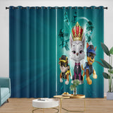 Laden Sie das Bild in den Galerie-Viewer, Paw Patrol Mission Paw Curtains Pattern Blackout Window Drapes Room Decoration