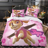 Load image into Gallery viewer, Paw Patrol Skye Duvet Cover Pattern Bedding Set Without Filler