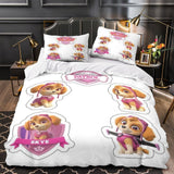 Load image into Gallery viewer, Paw Patrol Skye Duvet Cover Pattern Bedding Set Without Filler