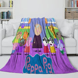 Laden Sie das Bild in den Galerie-Viewer, Peppa Pig Blanket Flannel Throw Room Decoration