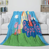 Laden Sie das Bild in den Galerie-Viewer, Peppa Pig Blanket Flannel Throw Room Decoration